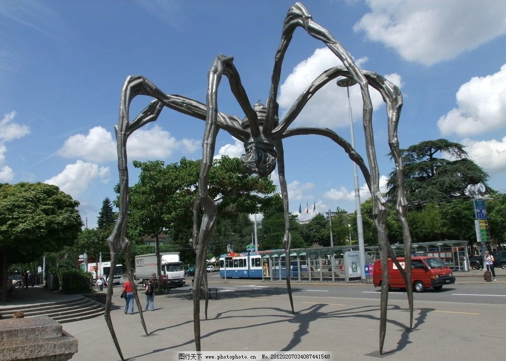 黄铜雕塑大蜘蛛图片