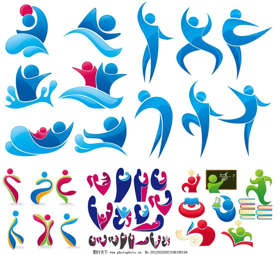 人物logo标志标识设计 人物 logo 游泳 舞蹈 跳舞 一家人 家庭 情侣 爱人 情人 商务 休闲 看书 思考 讲课 讲解 奔跑 标志 标识 设计 矢量 人物主题 日常生活 矢量人物 EPS