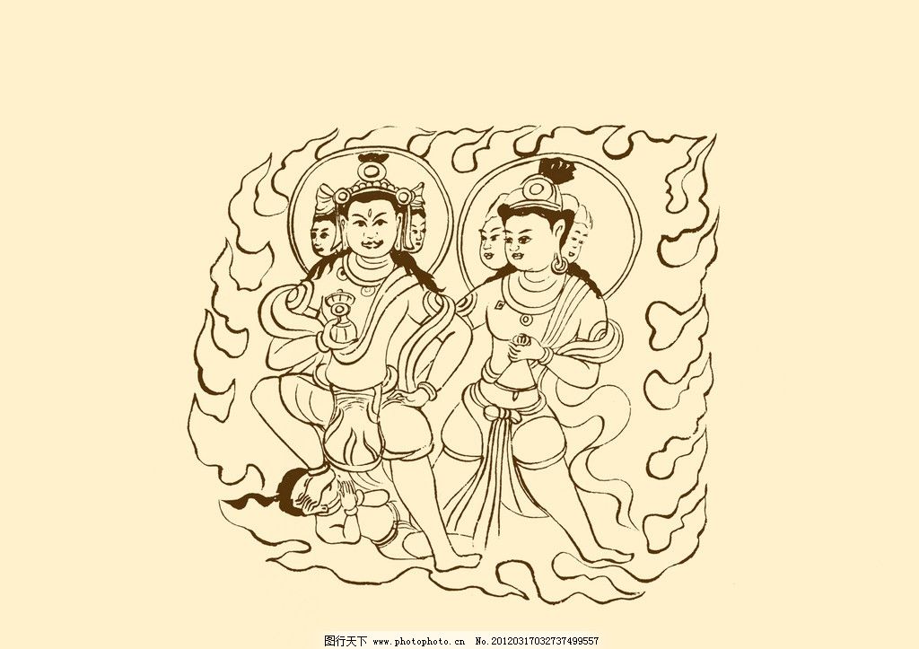 敦煌莫高窟人物壁画