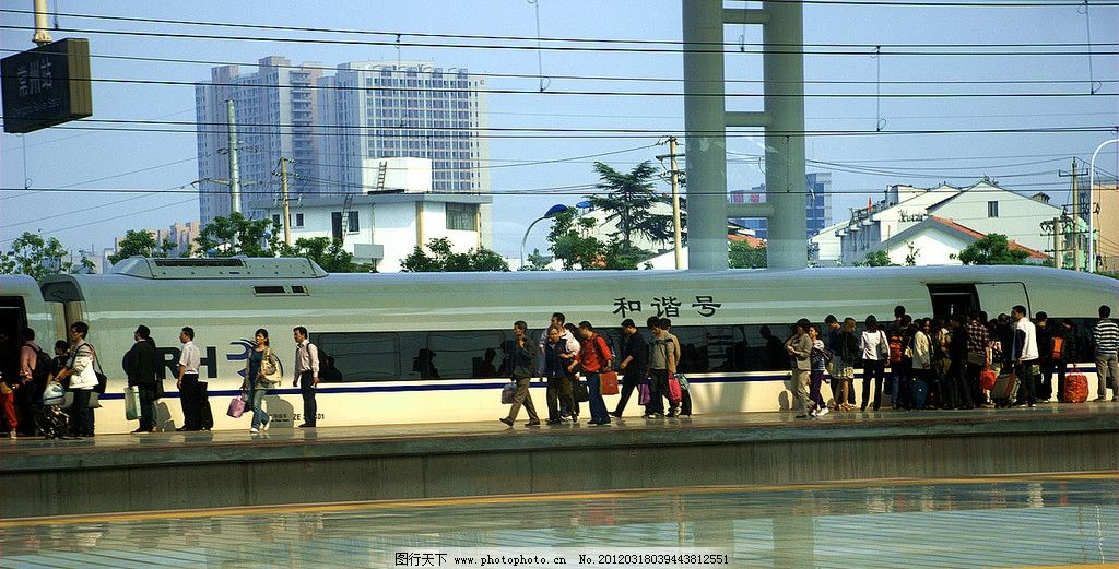 中国高铁上海站图片