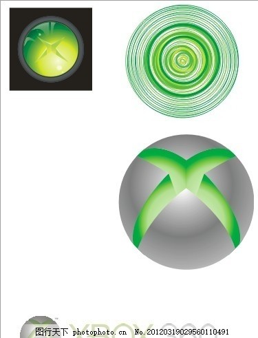 xbox 360LOGO标识,游戏 游戏软件 游戏公司-图