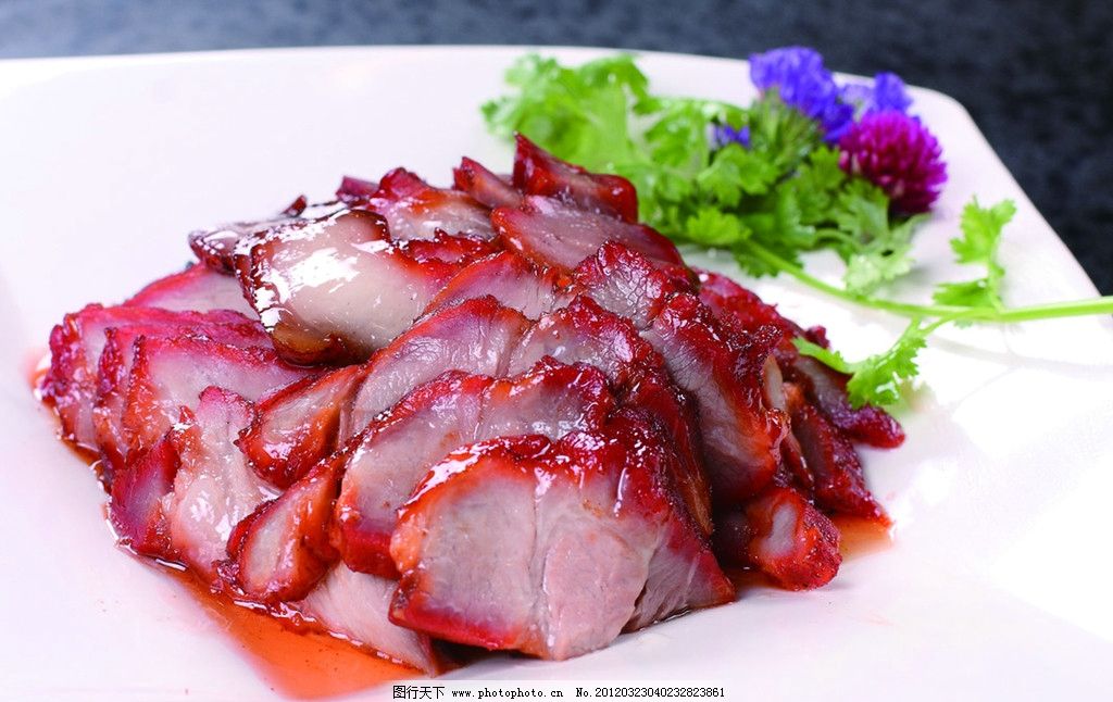 蜜汁叉烧,港式,叉烧,传统美食,餐饮美食,摄影,180DPI,JPG